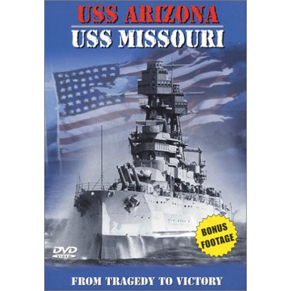 USS ARIZONA-USS MISSOURI DVD
