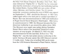 USS MISSOURI FINE PEWTER ORNAMENT