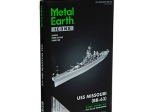 3D METAL MODEL USS MISSOURI KIT