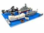 USS MISSOURI PEARL HARBOR SITES MINI BUILDING BLOCK SET